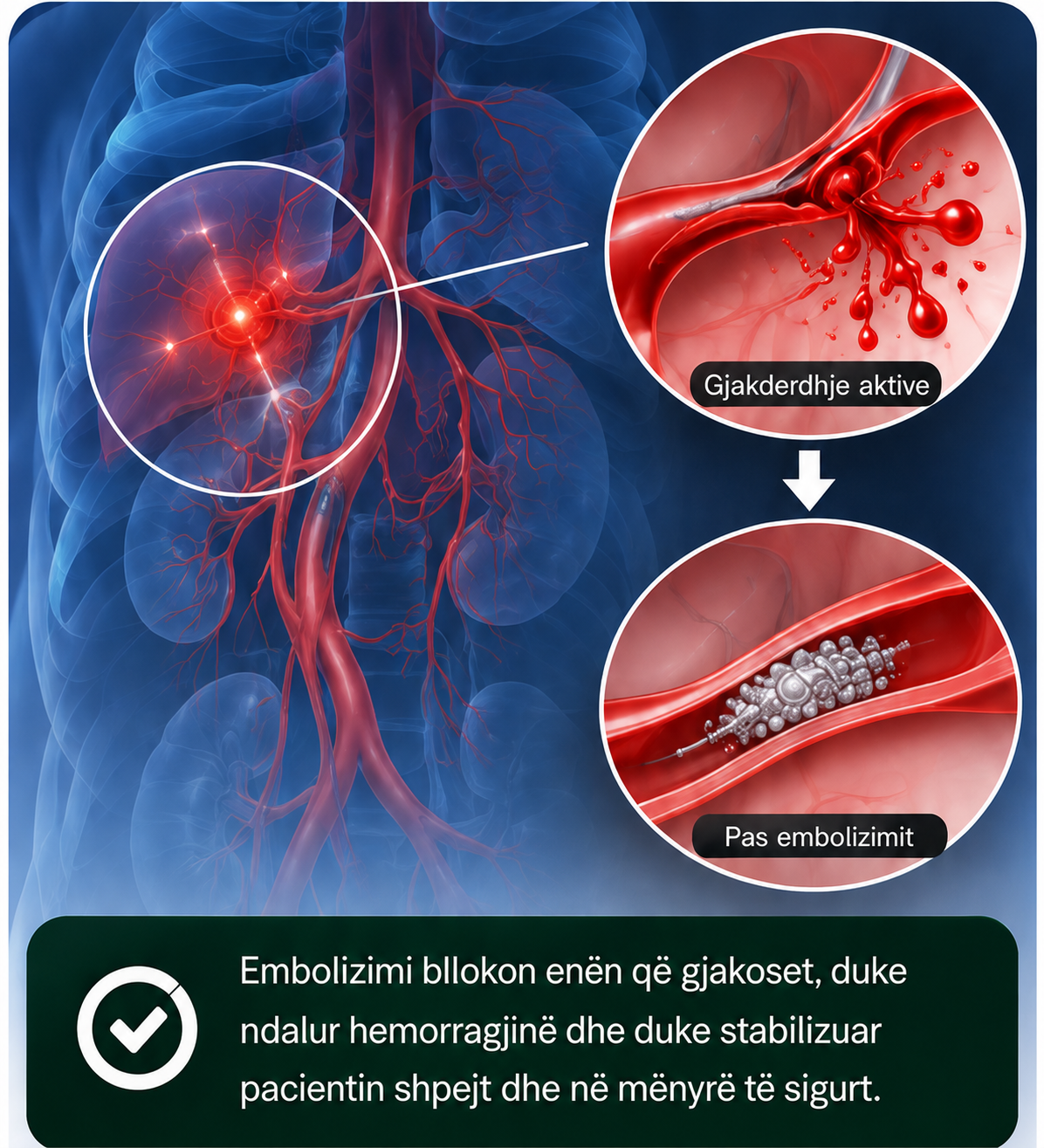 embolizimi hemoragjise